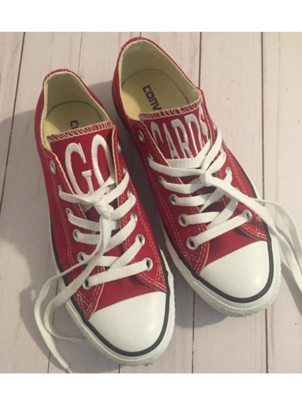 Converse | Shoes | Embroidered All Star Sneaker | Red